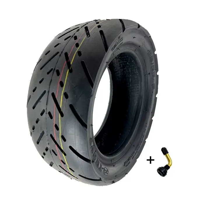 90/55-6 pneus avec soupapes Convient pour scooter électrique 10 pouces 80/60-6 Upgrade pneus Tubeles