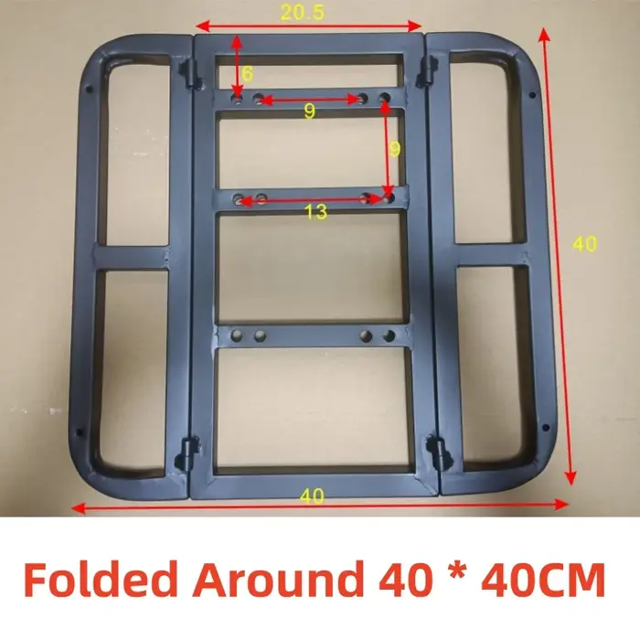 Porte-bagages universel pliable pour vélo, étagère arrière pour moto, Scooter, porte-bagages pour an