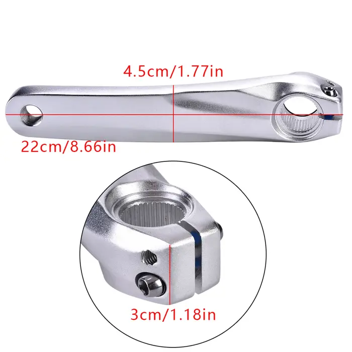 Bras de manivelle gauche de vélo pour pédalier 590 610 SLX XT XTR