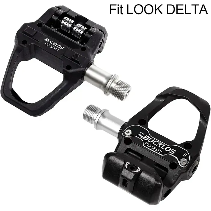 BUCKLOS pour SPD/LOOK DELTA pédale de vélo double fonction vélo pédale autobloquante pédales de VTT 