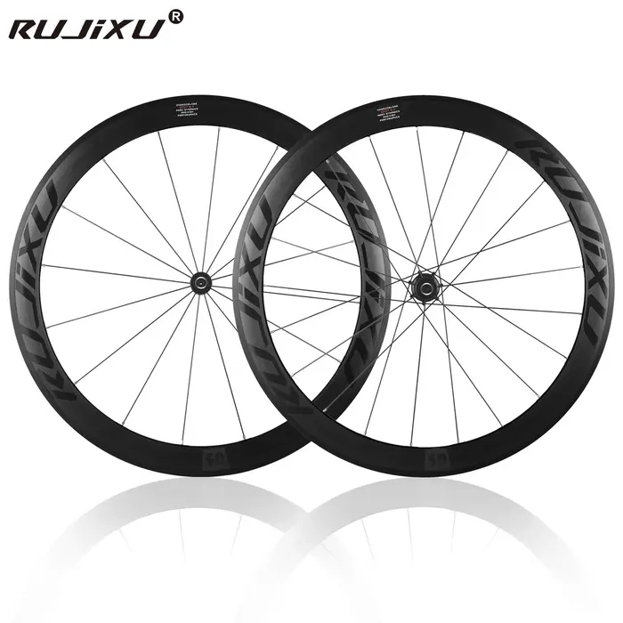 HUB de tube en fibre de carbone ultra-léger 700C, 120 anneaux, roue de vélo de route, frein en V, do