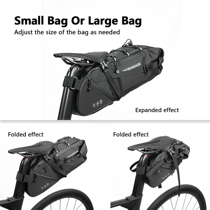 OFFBONDAGE – sacoche de vélo étanche de grande capacité de 15l