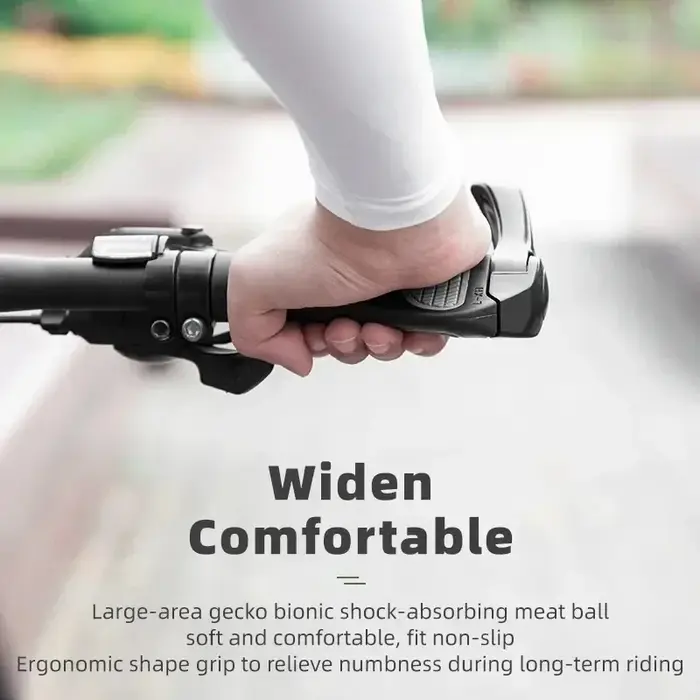 1 paire de poignées de guidon de vélo ergonomiques antidérapantes