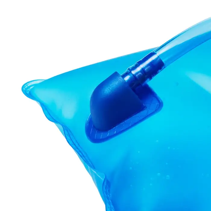 Sac d'eau de sport 2L en TPU bleu avec paille pour vélo alpinisme et marathon sport plein air