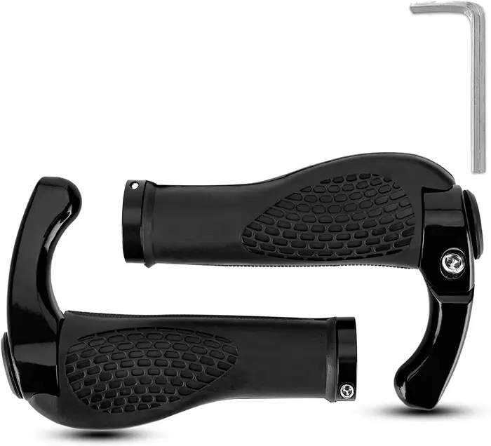Poignées ergonomiques coordonnantes pour guidon de vélo, 1 paire, accessoires en alliage d'aluminium