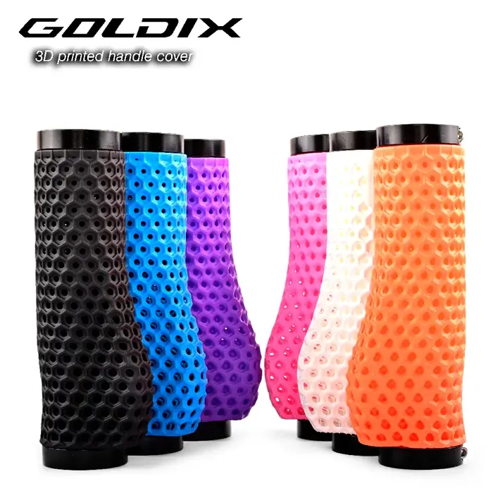 Poignées de guidon de vélo GOLDIX en nid d'abeille imprimées en 3D