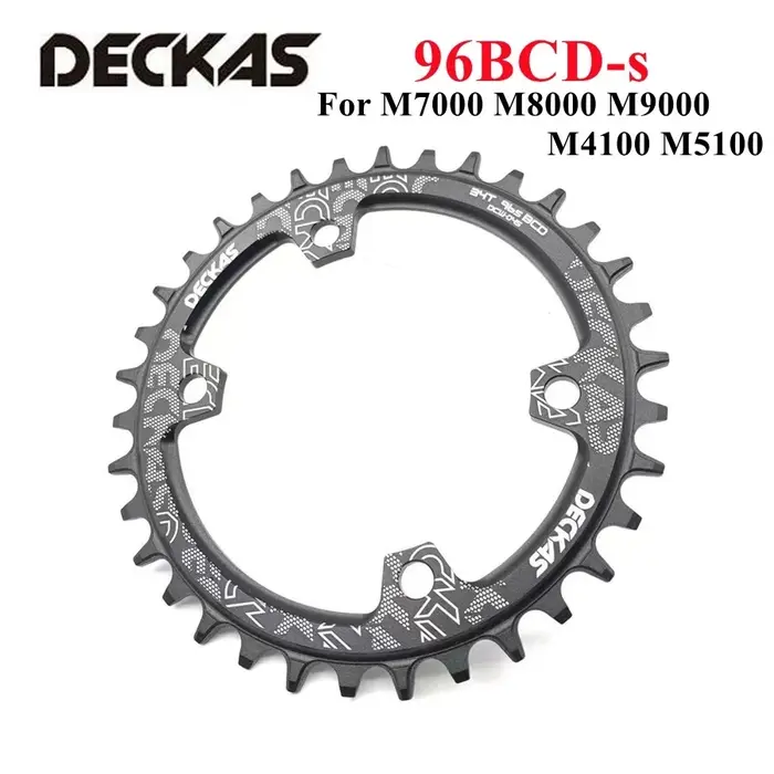 Deckas 96bcd plateau de vélo de montagne BCD 96mm asymétrie 32/34/36/38T pièces de plaque de couronne pour manivelle