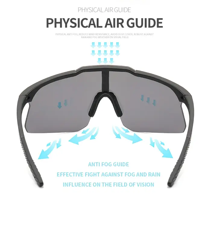 Lunettes de cyclisme Sports de plein air UV400 lunettes de soleil de vélo pour hommes femmes vélo de