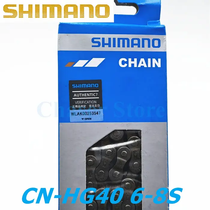 Chaîne de vélo SHIMANO CN-HG40 6s 7s 8 vitesses 118 maillons