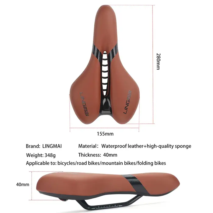 LINGMAI siège de vélo pour hommes et femmes selle