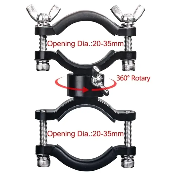Support lampe poche pour vélo, support lumière pour vélo, Clip lampe poche