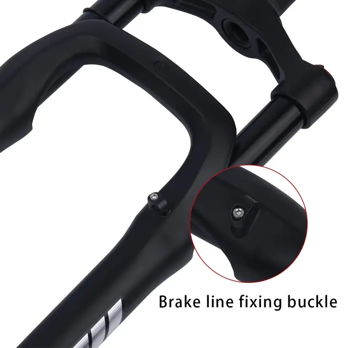 BOLANY fourche de vélo de neige vtt 26 pouces voyage 120mm alliage d'aluminium