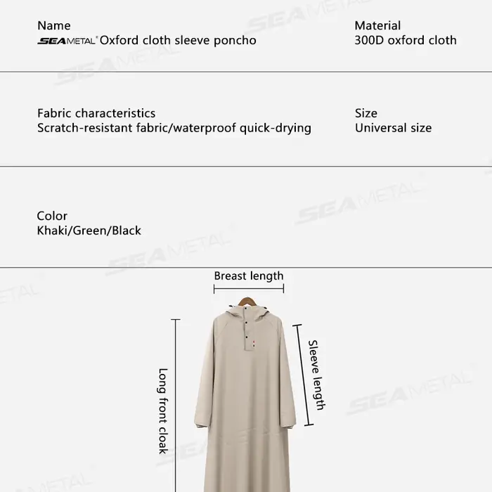 SEAMETAL – veste imperméable de cyclisme unisexe