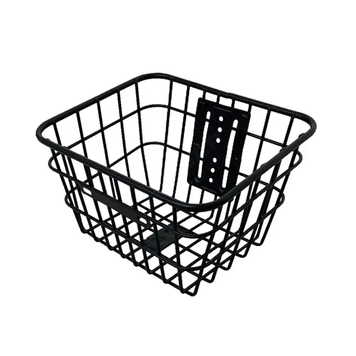Panier avant en fer durable pour trottinette électrique – Accessoire de rangement pour guidon