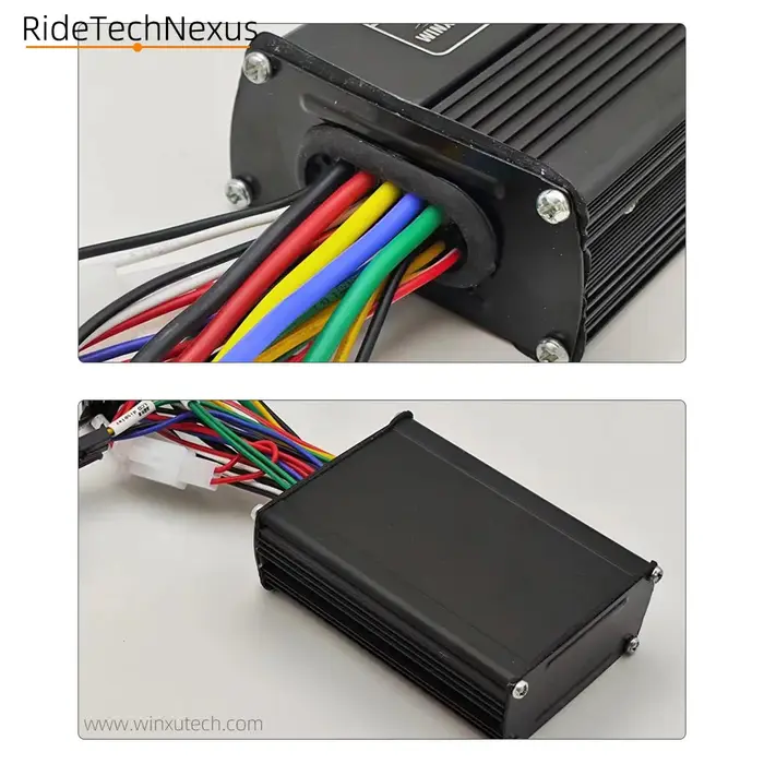 Contrôleur de moteur sans balais à onde sinusoïdale 500W 750W 25A pour vélo électrique VTT et trottinette avec écran LCD couleur S866 gris clair