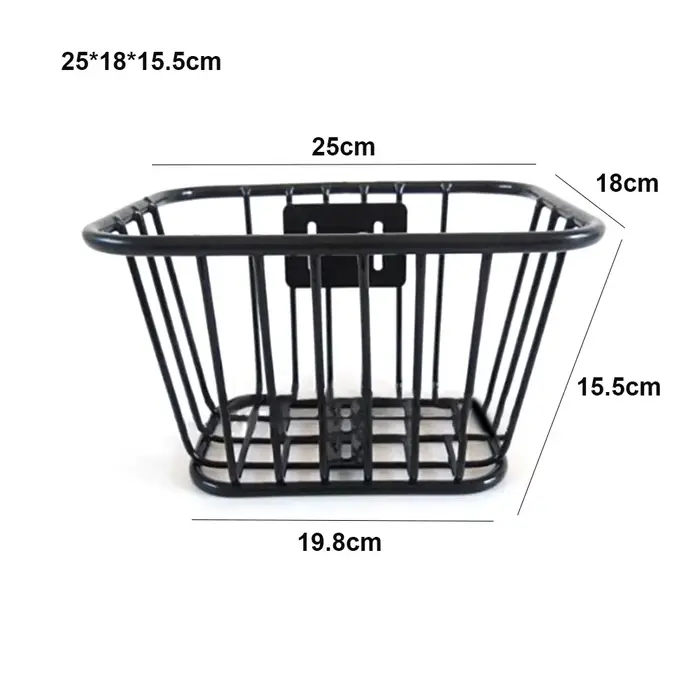 Nouveau panier arrière de vélo facile à installer, panier de vélo de montagne en métal fixe et durab