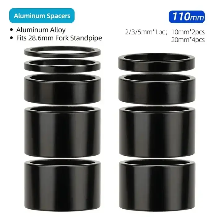 Entretoise en aluminium 1-1/8 "28.6mm