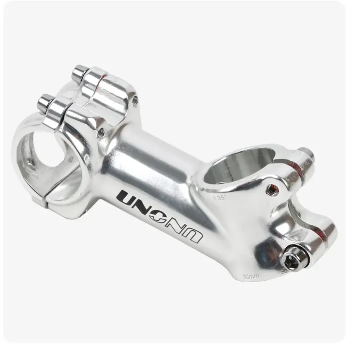 UNO tige de vélo Ultra légère argent 7/17/35 degrés 60 / 70 / 90 / 110 / 120 / 130mm vtt poignée de 