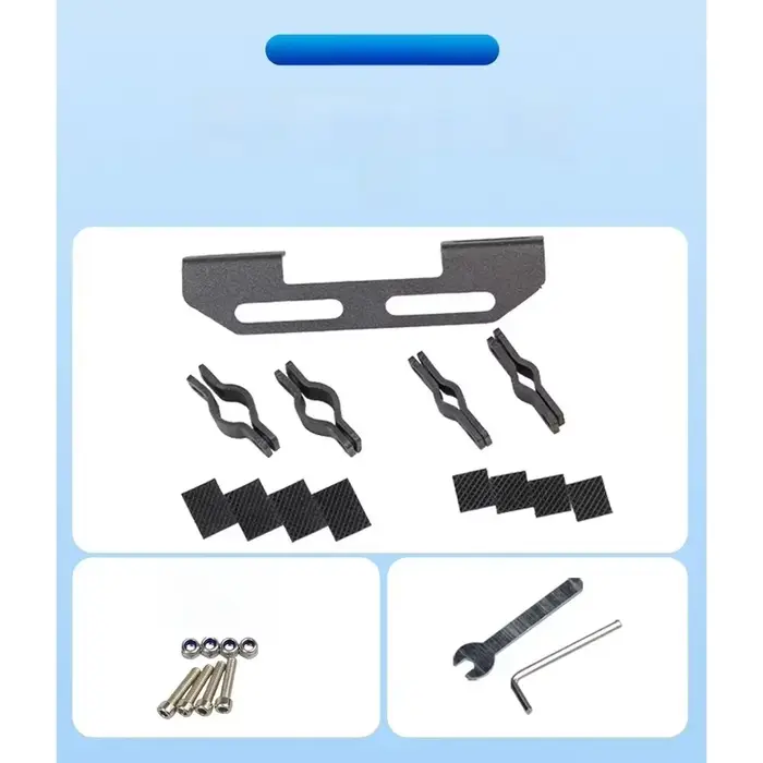 Support de montage de feu arrière léger pour porte-bagages de vélo