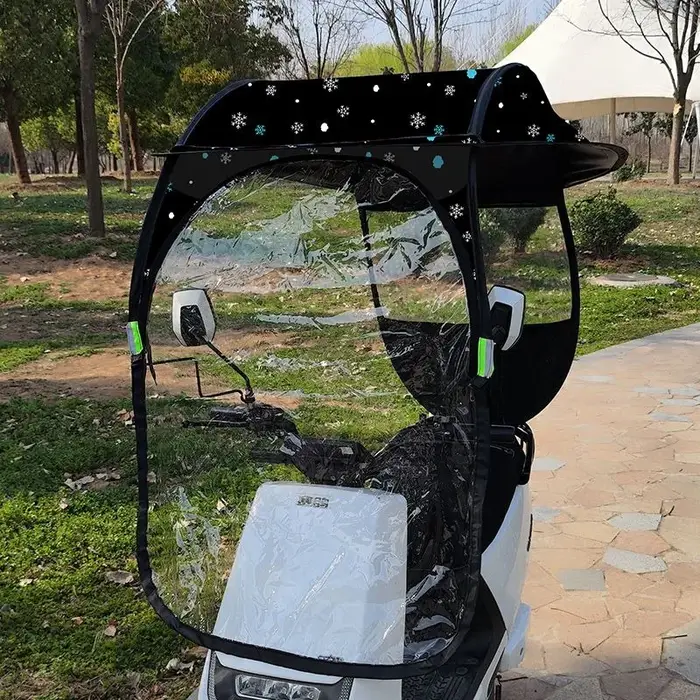 Auvent de protection contre la pluie et le soleil pour scooter