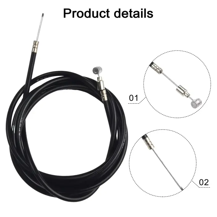 Câble de frein haute qualité en acier et PC pour scooter électrique Xiaomi M365 Pro2 remplacement robuste pour sports de plein air