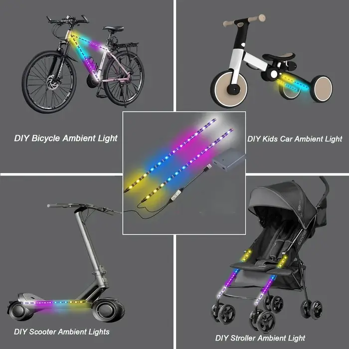 Bande lumineuse LED pour scooter électrique