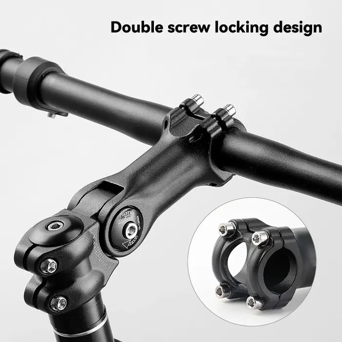 Tige de vélo guidon réglable en alliage d'aluminium 31.8mm rehausseur de hauteur 85 120mm pour VTT