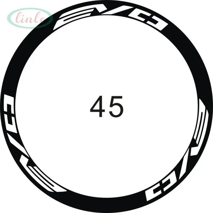 Autocollants décoratifs pour jantes de vélo de course 700c (12 pièces/2 roues/ensemble)