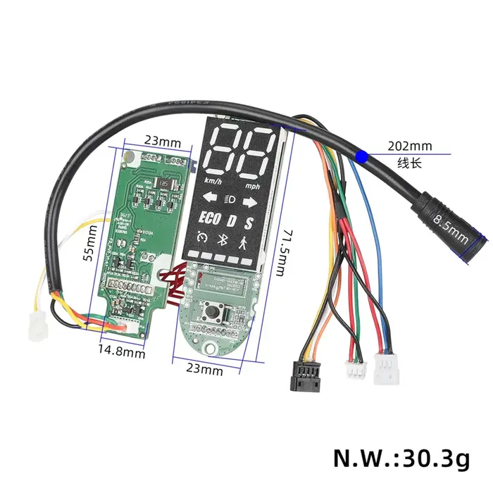 Tableau de bord pour Scooter électrique Ninebot F2/F2 Plus/F2 Pro