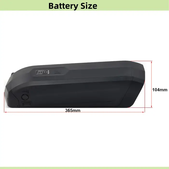 Hailong Tube vers le bas batterie de vélo électrique 36V 48V 10.4Ah 12Ah 13Ah 14Ah
