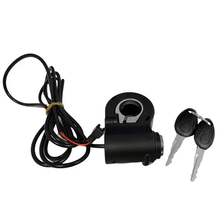 Serrure de contact électrique pour trottinette, interrupteur antivol, cylindre de verrouillage à clé