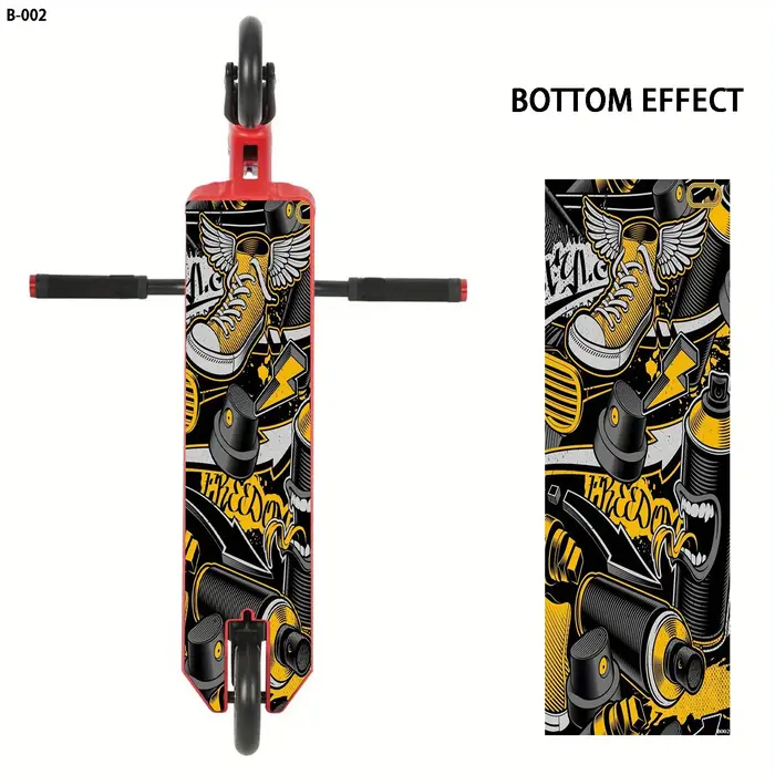 1 grand autocollant tendance pour scooter
