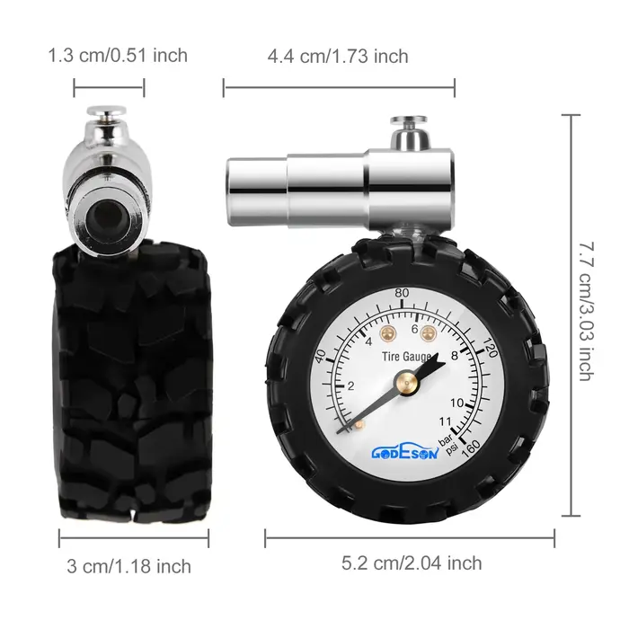 ATsafepro-Manomètre de pression pour vélo de montagne