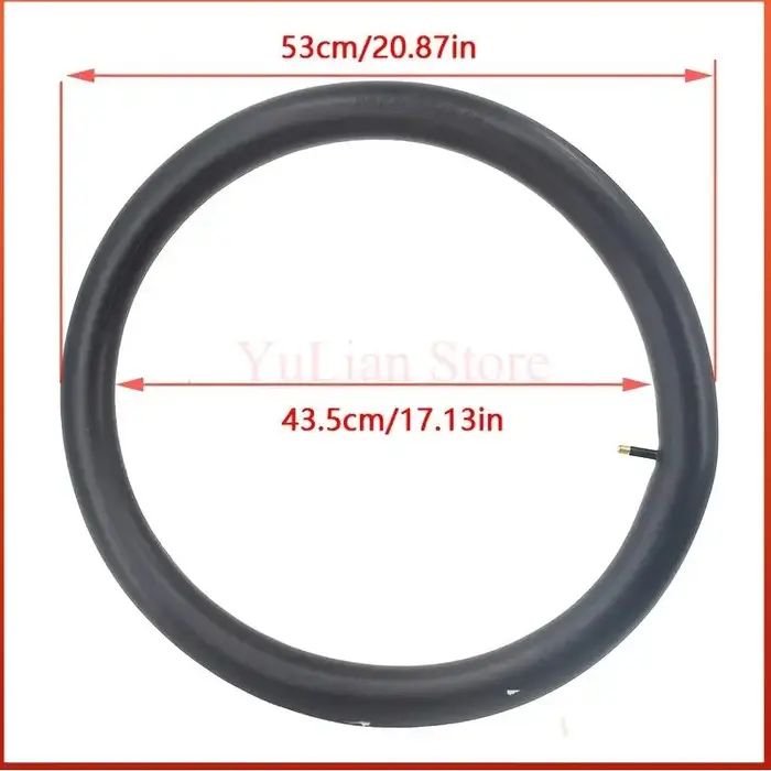 20X2.125/2.35 pneus intérieurs de vélo 20 pouces chambres à air 1.95/2.125/2.35 ''largeur vélo vélo pneu Tube en caoutchouc pour vtt