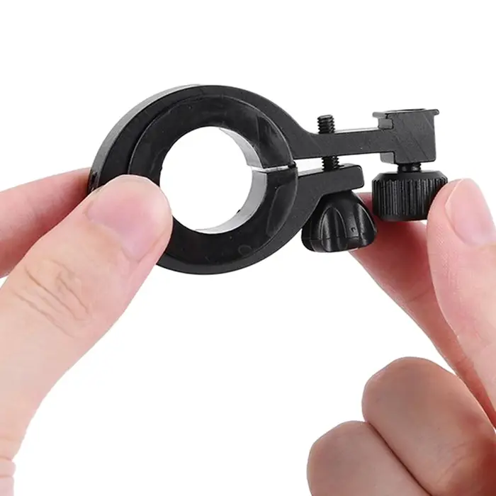 Support de lampe de vélo pratique en alliage d'aluminium