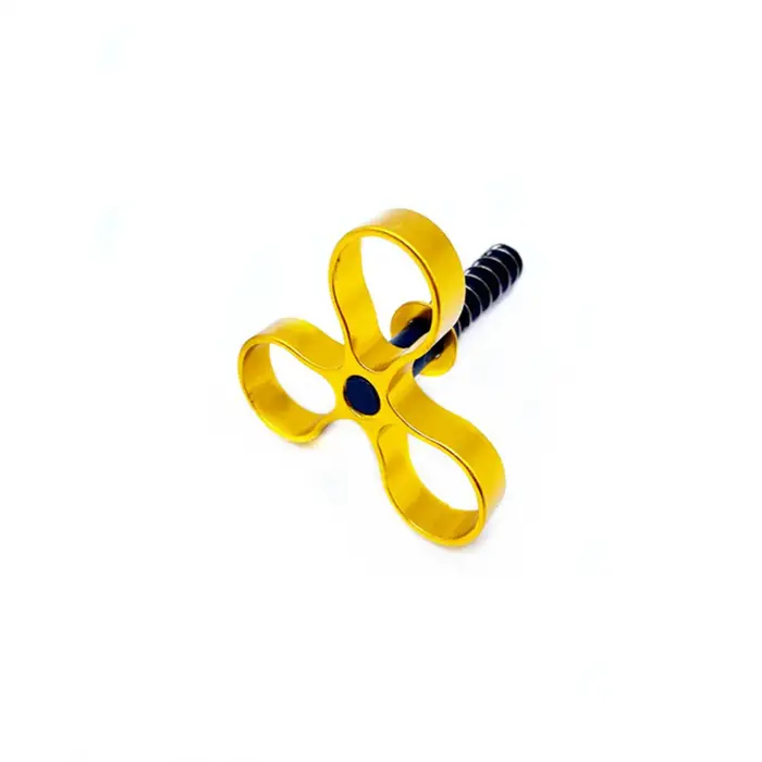 Bouton de robinet de vélo pliant en fleur de prunier