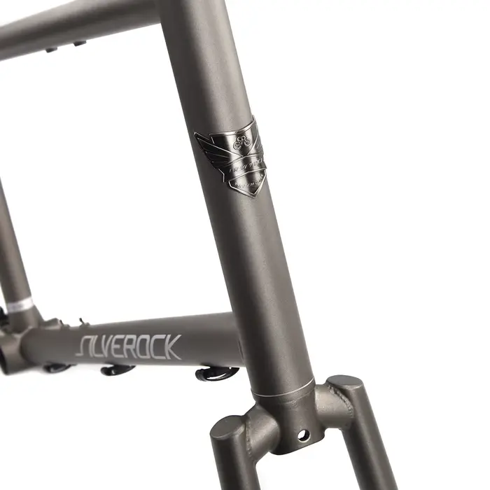 SILVEROCK DEWY Pro Chromoly à travers l'axe cadre 20 "406 451 gravier Minivelo disque urbain classique Touring