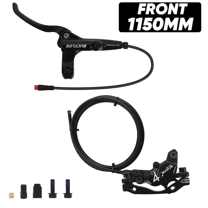 BUCKLOS HD-E735 frein hydraulique de vélo électrique 1150mm 1950mm frein hydraulique de mise hors te