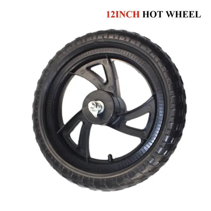 Roues de 12 pouces 12 1/2x2 1/4, accessoires de vélo d'équilibre pour enfants, épaissies et amélioré