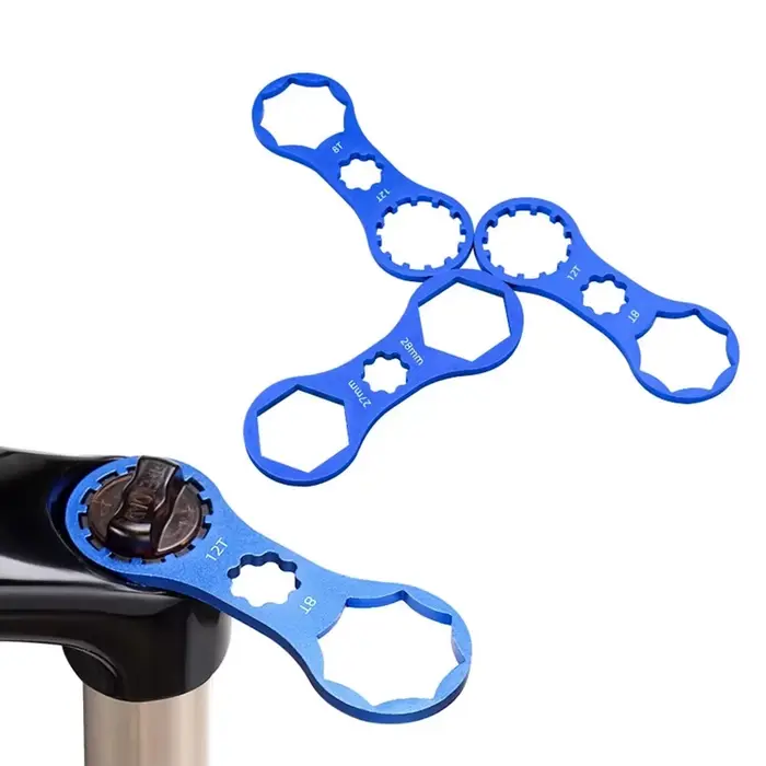 TOOPRE vtt vélo aluminium fourche avant clé pour Suntour XCM/XCR/XCT/RST VTT fourche capuchon clé dé