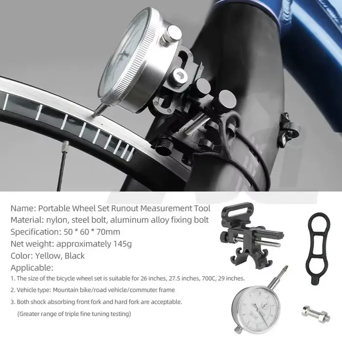 Support de réglage de roue de vélo