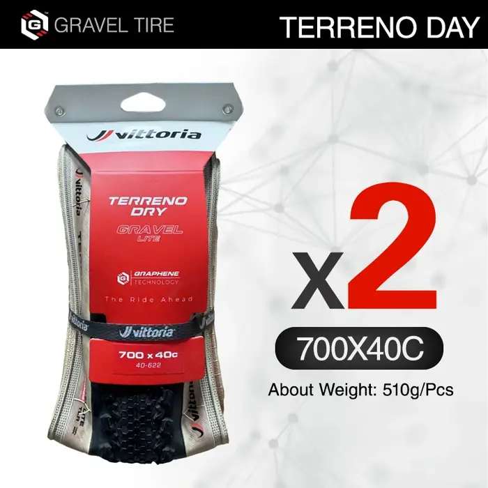 Nouveaux pneus de vélo Vittoria Terreno Dry 700x40 pliables