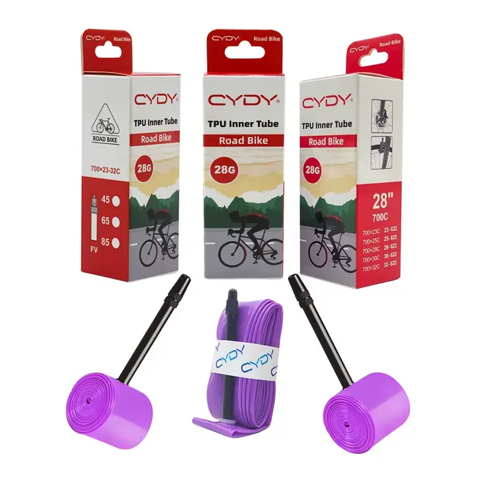 28g CYDY vélo de route TPU chambre à air 700x23C 25C 26C 27C 28C 30C 32C vélo vélo pneus caméra pneu