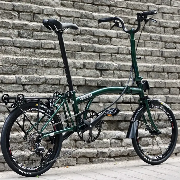 CRANSTON R20 Vélo de ville pliable 20 pouces 9 vitesses avec guidon M