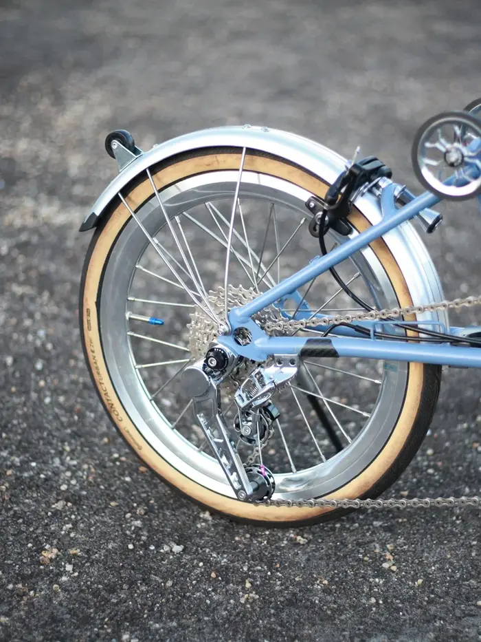 Garde-boue en alliage pour vélo pliant Brompton