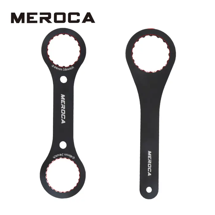 Clé de support de pédalier de vélo MEROCA en alliage d'aluminium haute résistance pour SHIMANO SRAM DUB et IXF entretien précision atelier