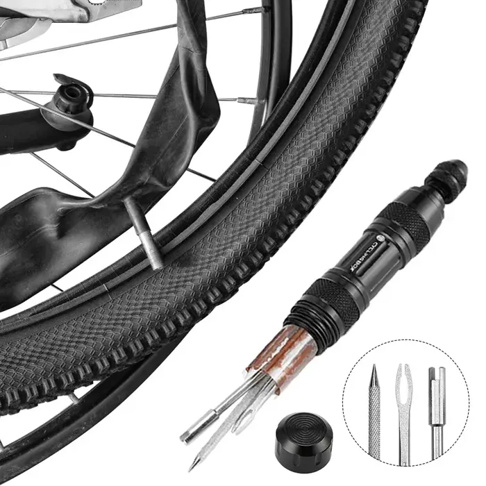 Kit de crevaison de pneus Tubeless de vélo