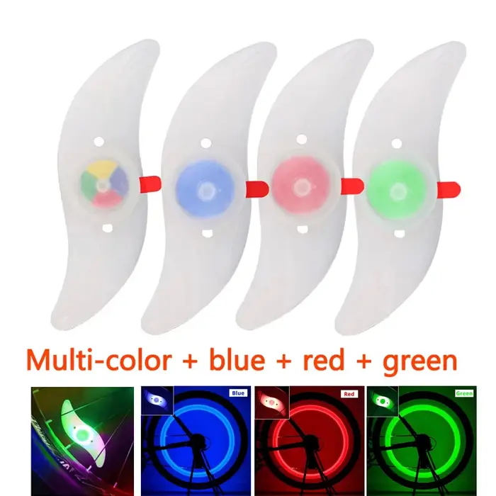 Lumière colorée pour roue de vélo