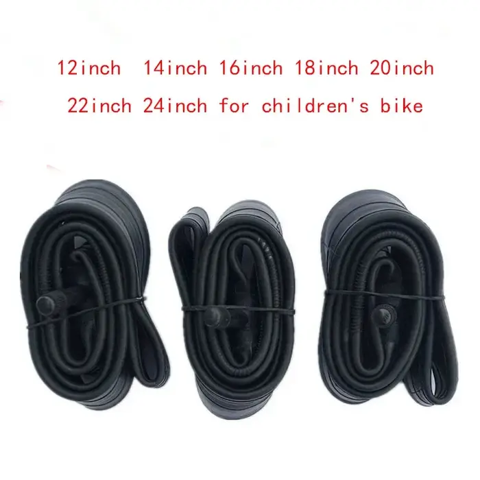 Livraison gratuite chambre à air de vélo pour enfants 12 / 14 / 16 / 18 / 20 /22 /24 pouces 2.125/2.