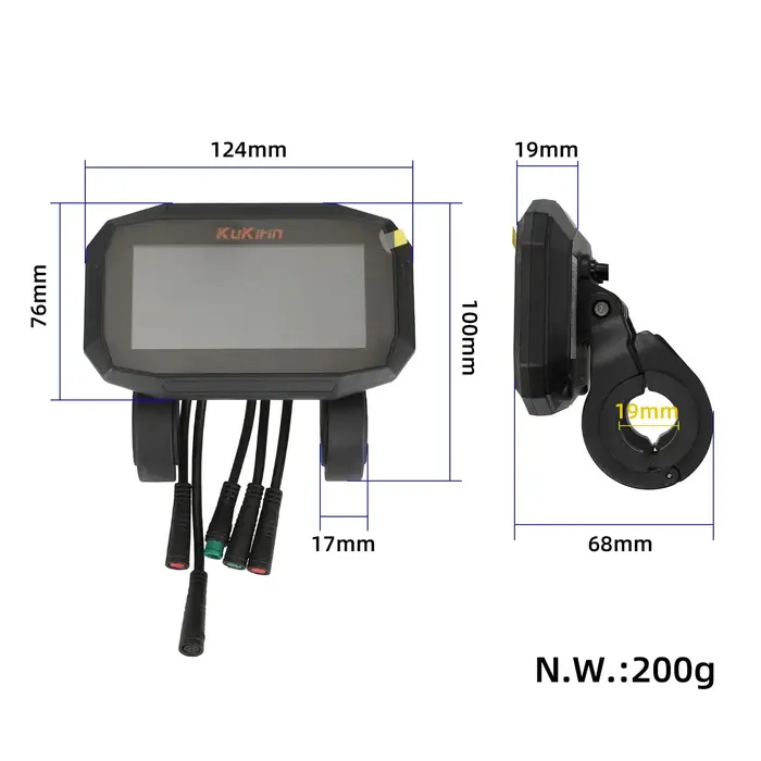 Affichage du tableau de bord d'origine pour trottinette électrique Kukirin G2 Pro version 2025, accessoires d'instrument de communication